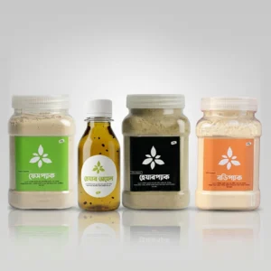 ফেসপ্যাক, বডিপ্যাক হেয়ারপ্যাক এন্ড হেয়ার অয়েল কম্বো